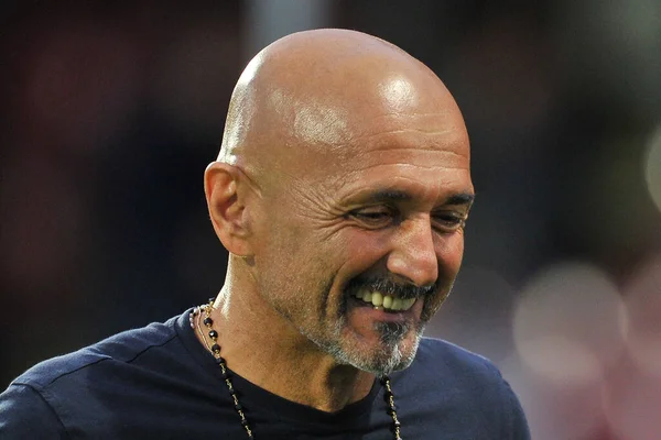 Luciano Spalletti Entrenador Napoli Durante Partido Del Campeonato Italiano Serie — Foto de Stock