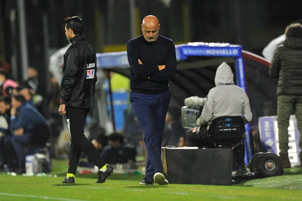 Stefano Colantuono Trainer Von Salernitana Während Des Spiels Der Italienischen — Stockfoto