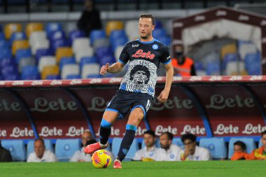 Napoli 'nin Amir Rrahmani oyuncusu, Napoli ile Verona arasında oynanan İtalya Serie A şampiyonluğu maçında Diego Armando Maradona Stadyumu' nda oynanan final maçı 1-1 'dir. Napoli, İtalya, 07 Kasım 2021. 