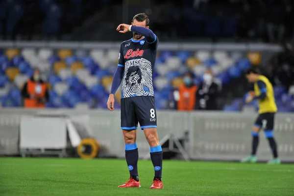 Fabian Ruiz Player Napoli Match Italian Serie Championship Napoli Verona — Stock Photo, Image