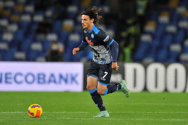 Eljif Elmas Player Napoli Match Italian Serie Championship Napoli Verona — Stock Photo, Image