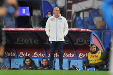 Napoli 'nin Marco Domenichini teknik direktörü, Napoli - Empoli final maçı Napoli 0, Empoli 1, Diego Armando Maradona Stadyumu' nda oynandı.. 