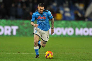 Napoli 'li Matteo Politano oyuncusu, Napoli - Empoli final maçı sırasında Diego Armando Maradona Stadyumu' nda oynanan maç Napoli 0, Empoli 1 arasında oynanmıştır.. 