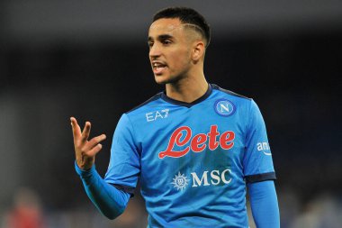 Napoli 'den Adam Ounas, Napoli ile Napoli arasında oynanan İtalya Serie A şampiyonası maçında Napoli 0, Empoli 1, Diego Armando Maradona Stadyumu' nda oynandı.. 