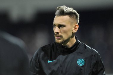 Inter takımından Ionut Radu, Salernitana ile Inter arasında oynanan İtalya Serie A şampiyonluğu maçında Salernitana 0, Inter 5, Arechi Stadyumu 'nda oynandı. Napoli, İtalya, 17 Aralık 2021. 
