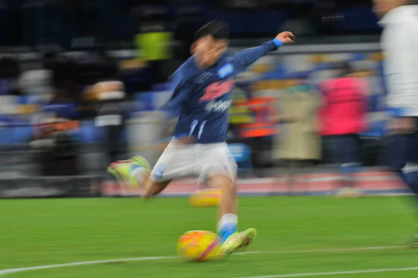 Hirving Lozano Player Napoli Podczas Meczu Włoskiej Serie Mistrzostwa Między — Zdjęcie stockowe