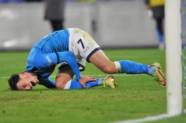 Eljif Elmas Speler Van Napoli Tijdens Wedstrijd Van Italiaanse Serie — Stockfoto