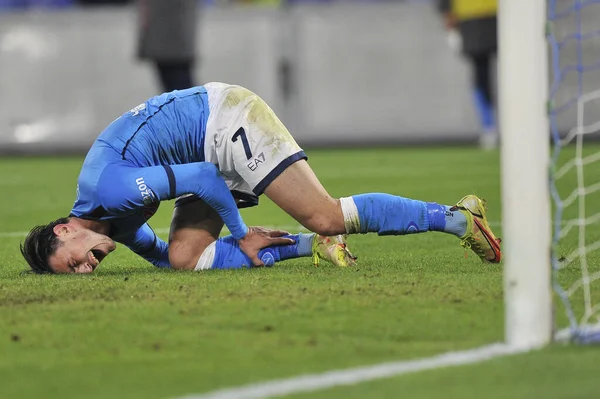 Eljif Elmas Speler Van Napoli Tijdens Wedstrijd Van Italiaanse Serie — Stockfoto