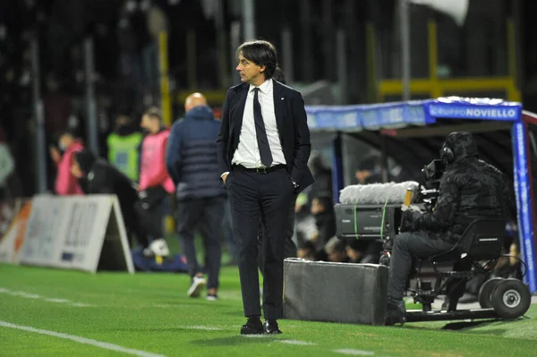 Simone Inzaghi Treinador Inter Durante Jogo Campeonato Italiano Série Entre — Fotografia de Stock