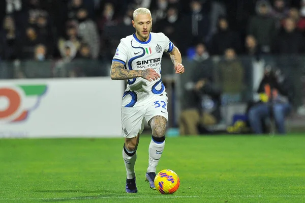 Federico Dimarco Joueur Inter Lors Match Championnat Italien Serie Entre — Photo
