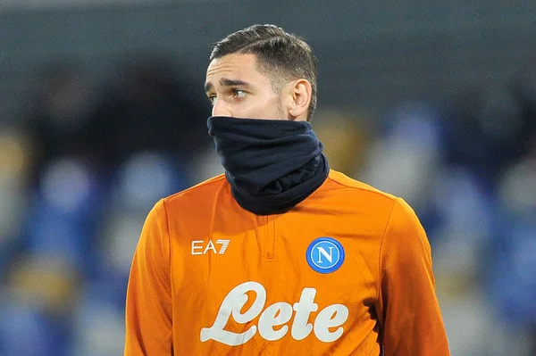 Alex Meret Giocatore Del Napoli Durante Partita Del Campionato Italiano — Foto Stock