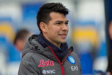 Napoli 'nin Hirving Lozano oyuncusu, Napoli ile Udinese arasındaki A serisi maçında, Napoli 2, Udinese 1, Diego Armando Maradona Stadyumu' nda oynandı.. 