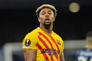 Barcellona 'dan Adama Traore, Napoli ile Barcellona arasındaki Uefa Europa Ligi karşılaşmasında Napoli 2, Barcellona 4' ün son maçı oldu. Maç Diego Armando Maradona Stadyumu 'nda oynandı. 