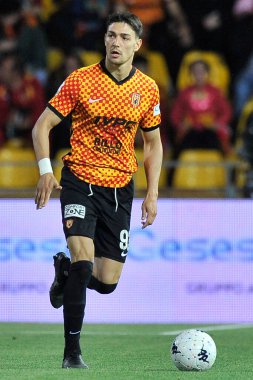 Federico Barba player of Benevento,during the first leg match of the Serie B playoffs between Benevento vs Pisa final result, Benevento 1, Pisa 0, match played at the Ciro Vigorito stadium.