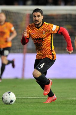 Gennaro Acampora player of Benevento,during the first leg match of the Serie B playoffs between Benevento vs Pisa final result, Benevento 1, Pisa 0, match played at the Ciro Vigorito stadium.