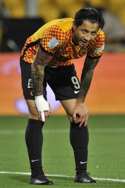 Benevento 'nun Gianluca Lapadula oyuncusu, Benevento vs Spal final maçında, Benevento 1, Spal 2, Ciro Vigorito' da oynandı. Benevento, İtalya, 07 Mayıs 2022.