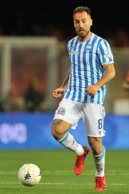 Spal 'den Marco Mancosu, Benevento vs Spal final maçında, Benevento 1, Spal 2, Ciro Vigorito' da oynandı. Benevento, İtalya, 07 Mayıs 2022. 