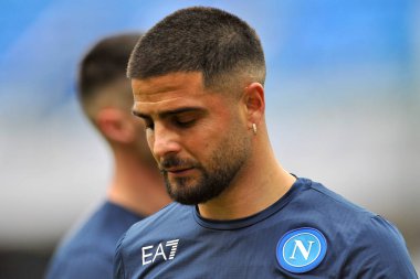Napoli 'li Lorenzo Insigne, İtalya Serie A Ligi maçında Napoli - Fiorentina final maçı, Napoli 2, Fiorentina 3, Diego Armando Maradona Stadyumu' nda oynandı..