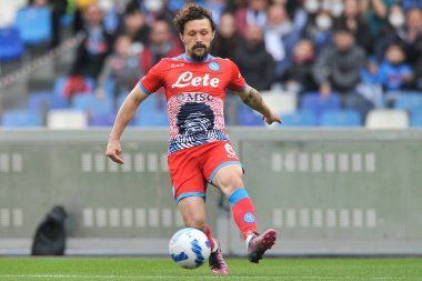 Napoli 'nin Mario Rui oyuncusu, Napoli - Fiorentina final maçı, Napoli 2, Fiorentina 3 arasında oynanan İtalyan Serie A ligi maçında Diego Armando Maradona Stadyumu' nda oynandı.. 