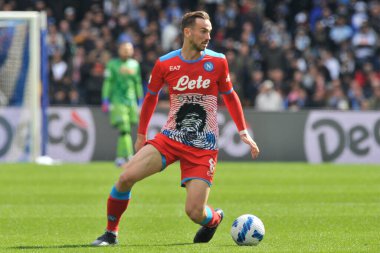 Napoli 'li Fabian Ruiz, Napoli ile Fiorentina arasındaki İtalyan Serie A ligi maçında, Napoli 2, Fiorentina 3, Diego Armando Maradona Stadyumu' nda oynandı.. 