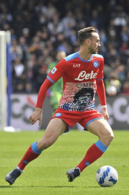 Napoli 'li Fabian Ruiz, Napoli ile Fiorentina arasındaki İtalyan Serie A ligi maçında, Napoli 2, Fiorentina 3, Diego Armando Maradona Stadyumu' nda oynandı.. 