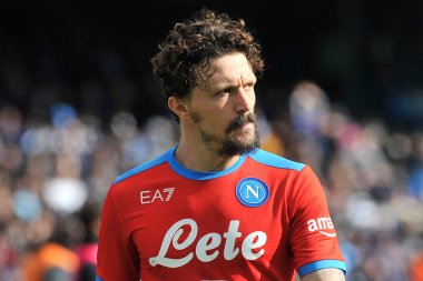 Napoli 'nin Mario Rui oyuncusu, Napoli - Fiorentina final maçı, Napoli 2, Fiorentina 3 arasında oynanan İtalyan Serie A ligi maçında Diego Armando Maradona Stadyumu' nda oynandı.. 