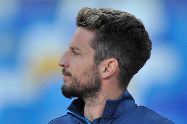 Napoli 'li Dries Mertens, Napoli' nin Roma 'ya karşı oynadığı Napoli 1-Roman final maçı sırasında Diego Armando Maradona Stadyumu' nda oynanan karşılaşma sırasında. 