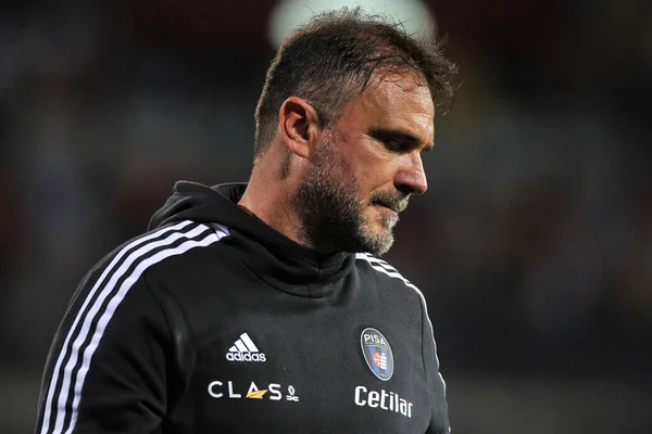 Luca Angelo Entrenador Pisa Durante Partido Primera Etapa Los Playoffs —  Fotos de Stock