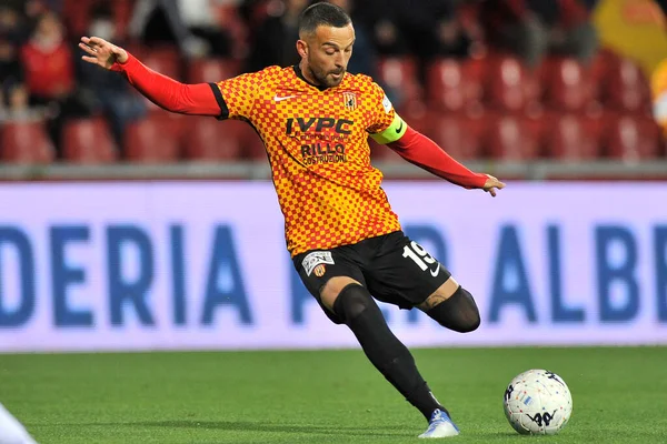 Benevento 'nun Roberto Insigne oyuncusu, Benevento vs Spal final maçında, Benevento 1, Spal 2, Ciro Vigorito' da oynandı. Benevento, İtalya, 07 Mayıs 2022.