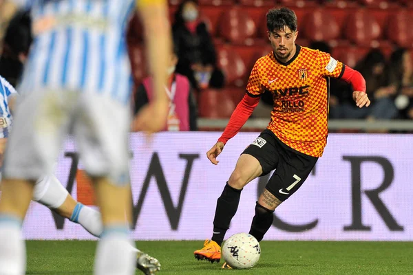 Benevento 'lu Salvatore Elia, Benevento vs Spal final maçında, Benevento 1, Spal 2, Ciro Vigorito' da oynandı. Benevento, İtalya, 07 Mayıs 2022. 