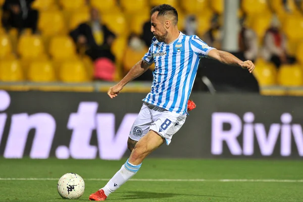 Spal 'den Marco Mancosu, Benevento vs Spal final maçında, Benevento 1, Spal 2, Ciro Vigorito' da oynandı. Benevento, İtalya, 07 Mayıs 2022. 