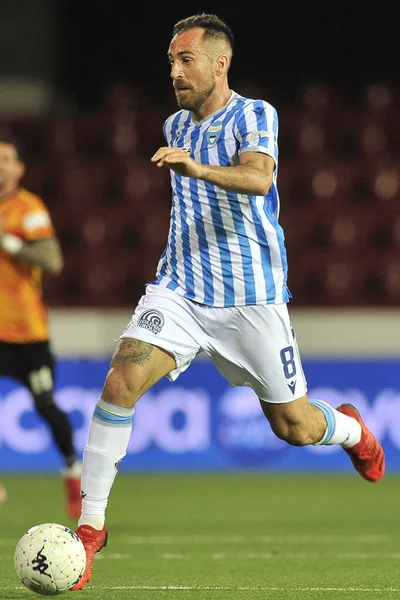 Spal 'den Marco Mancosu, Benevento vs Spal final maçında, Benevento 1, Spal 2, Ciro Vigorito' da oynandı. Benevento, İtalya, 07 Mayıs 2022. 