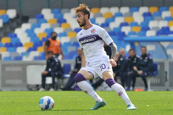 Napoli 'nin Gaetano Castrovilli oyuncusu, Napoli - Fiorentina final maçı olan Napoli 2, Fiorentina 3 arasındaki İtalyan Serie A ligi maçında Diego Armando Maradona Stadyumu' nda oynandı.. 