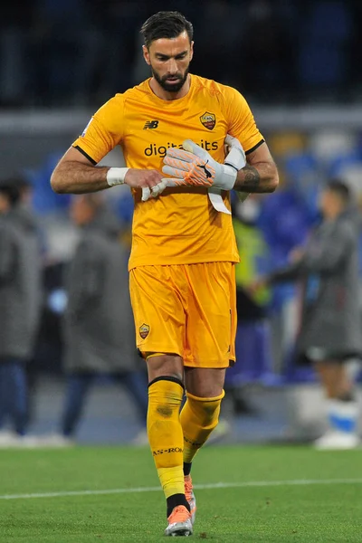 Patricio Rui Spelare Roma Matchen Italienska Serie Ligan Mellan Neapel — Stockfoto