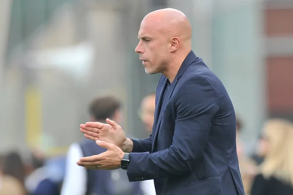 Andrea Soncin Venezia Edzője Olasz Serie Liga Mérkőzésén Salernitana Venezia — Stock Fotó