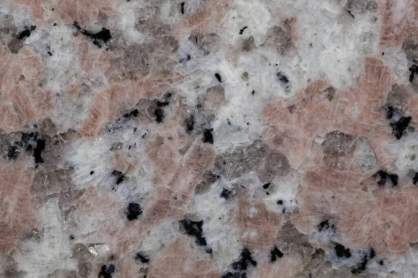 Cilalanmış Granitin Yüzeyinin Makro Fotoğrafı — Stok fotoğraf