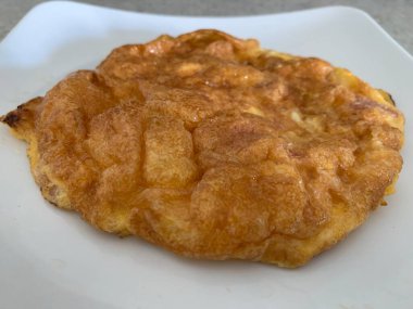 Asya usulü kızarmış yumurta.