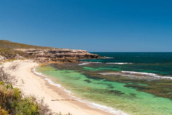 Chinamans Hat Beach Viewed Lookout Day Yorke Peninsula South Australia — Stock Photo, Image