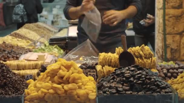 Jerusalem Israel February 2022 Mahane Yehuda Market Jerusalem — Stock video