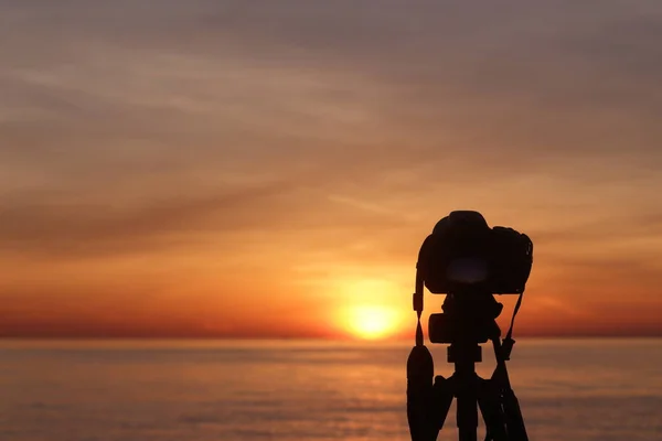 Equipamento Câmera Criar Belas Fotos Natureza Muitas Outras Coisas — Fotografia de Stock