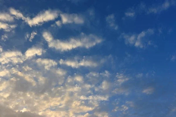 Фото Набір Хмар Вранці Сході Сонця Зміна Кольору Форми Хмар — стокове фото