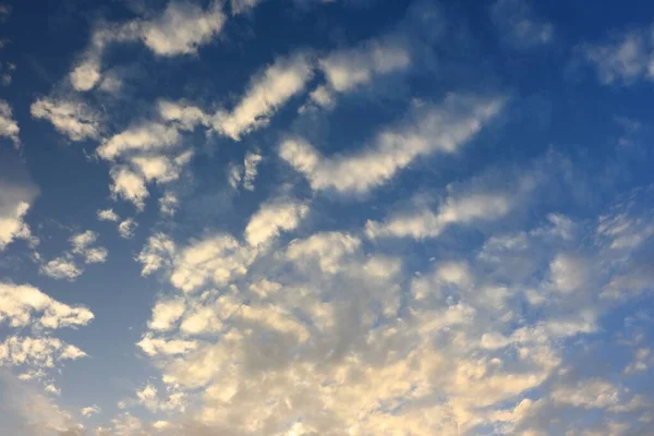 Фото Набір Хмар Вранці Сході Сонця Зміна Кольору Форми Хмар — стокове фото