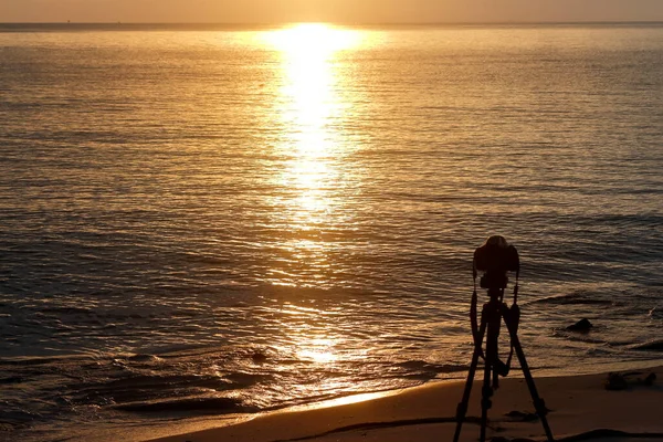 Set of pictures of sunrise and sea, recording the beauty of nature. by taking pictures from the camera