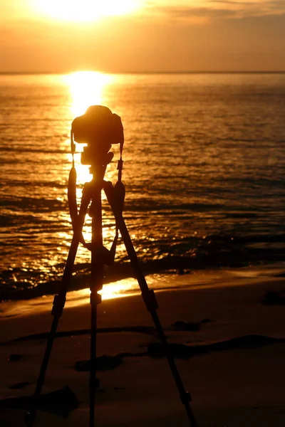 Set of pictures of sunrise and sea, recording the beauty of nature. by taking pictures from the camera