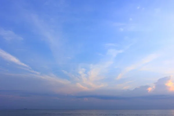 Photograph Sunrise Sea Beautiful Sky Morning Clouds — Stock Photo, Image