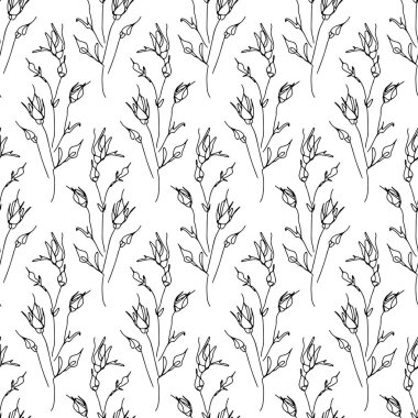 Tek renkli desenli ve gül çiçekli desenli..