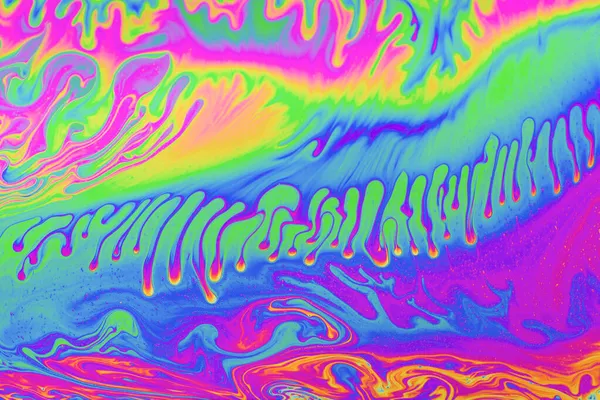 Psychedelisch Veelkleurige Achtergrond Abstract Regenboog Kleuren Patronen Achtergrond Foto Macro — Stockfoto