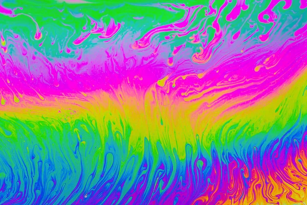 Sfondo Psichedelico Multicolore Astratto Colori Arcobaleno Sfondo Modelli Foto Macro — Foto Stock