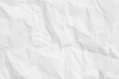 beyaz buruşmuş kağıt doku arkaplanı