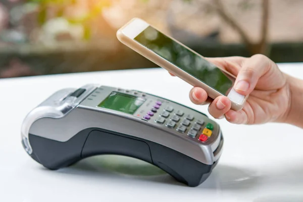 Contactless Payment Smartphone Payment Nfc Technology —  Fotos de Stock